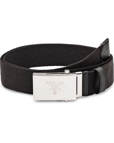 prada belt mens brown|Prada nylon belts.